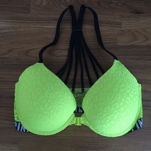 PINK Victoria’s Secret Push-up Strappy Bra 32DD